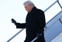Trump, 79, Cooks Up Excuse for Walking Down Stairs So Gingerly